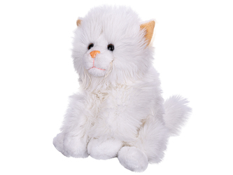 Kočka plyšová 20cm sedící 0m+ v sáčku