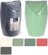 koš odp. 1,5l stolní 5barev, výklopný, plast