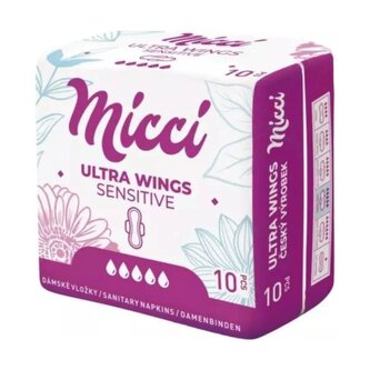 Micci Ultra Wings vložky sensitive 10 ks