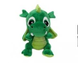 Smok ciemny zielony 19cm