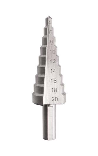vrták stupňovitý HSS 4-20mm 9st.