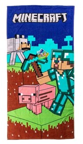 Dětská bavlněná osuška MINECRAFT STEVE