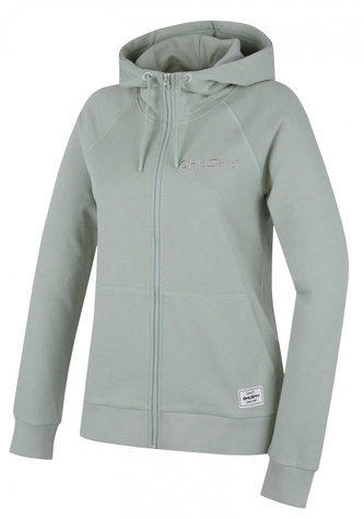 Dámská bavlněná mikina Brool L light green - XXL