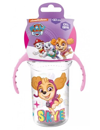 Tréninkový hrnek TLAPKOVÁ PATROLA růžový 330ml