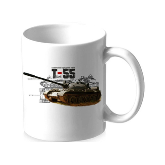 Hrnek Striker Tank T-55 - bílý