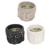 Keramická svíčka BUDHA 150g - citronela, 0/9
