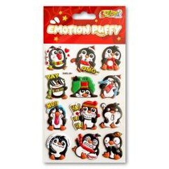 Naklejki puffy Emotion Penguins