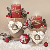 Ubrousky MAKI L (20ks) Christmas Pots on Beige