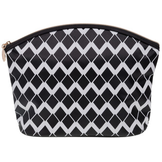 Inter-Vion Kosmetická taška černobílá