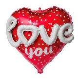 Balon foliowy Serce z napisem