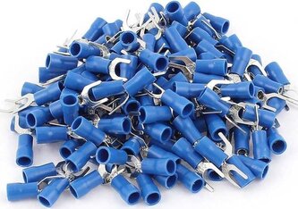 Vidlička kabelová 5,3mm modrá (SVS 2-5), balení 100ks