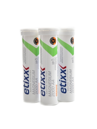 Etixx - Magnesium 2000 AA tablety 3 x 10 šumivých tablet pomeranč