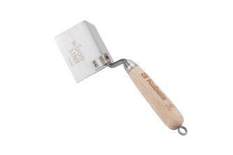 KUBALA - WOOD LINE lžíce štukatérská nerez 97x120mm rohová vnější - dřevěná rukojeť