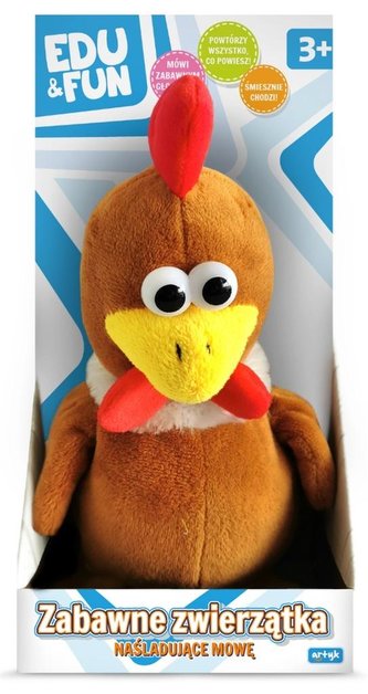 Zabawne zwierzątko naśladujące mowę Kogut Edu&Fun;