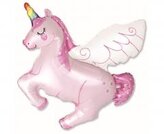 Balon foliowy 61cm Jednorożec różowy