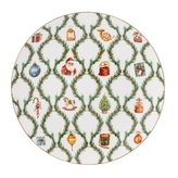 ŚWIĄTECZNA GIRLANDA TALERZ DESEROWY NBC 20 CM