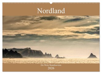 Nordland - Die Weite Skandinaviens (Wandkalender 2026 DIN A2 quer), CALVENDO Monatskalender