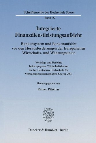 Integrierte Finanzdienstleistungsaufsicht