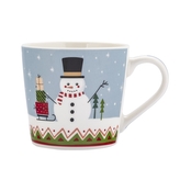 KUBEK STOŻEK NBC 390 ML DEK. BAŁWANEK Z PREZENTAMI