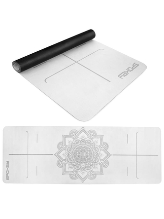 Spokey - ARMA Semišová podložka na cvičení šedá 0,15cm