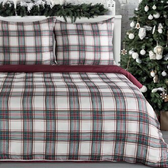 Vánoční mikrovláknové povlečení ARNE 1x 140x200 cm, 1x povlak 70x80 cm MyBestHome
