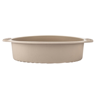 FORMA SILIKONOWA OKRĄGŁA 30X24,5X6 CM TAUPE