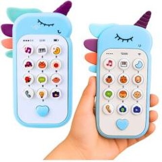 Telefon intraktywny niebieski