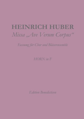 Missa Ave Verum Corpus. Horn