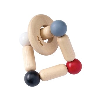 PlanToys Kontrastní chrastítko čtverec