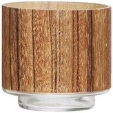 Svícen na čajovou svíčku GLOW brown