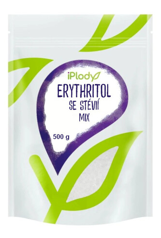 iPlody Erythritol se stévií 500 g