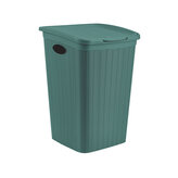 Koš na prádlo 50 l, 38×37×54,5 cm, zelenošedý