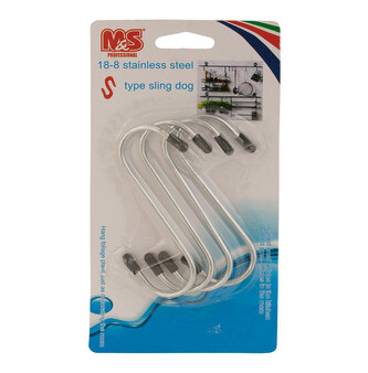 Univerzální háčky nerez 4 ks, vel. L