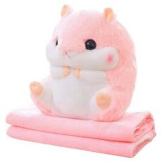 Ogrzewacz do rąk chomik różowy 35cm