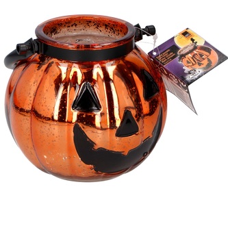 Dekorace sklo s 10LED Halloween