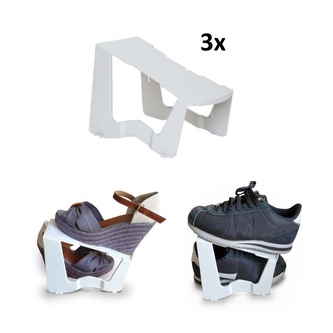 Flip Flap U22W-KIT Organizér na boty bílý, 3 ks