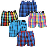 5PACK pánské trenky Styx sportovní guma vícebarevné (5B0112346) M
