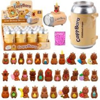 Figurka Kapibary brelok w puszce MIX