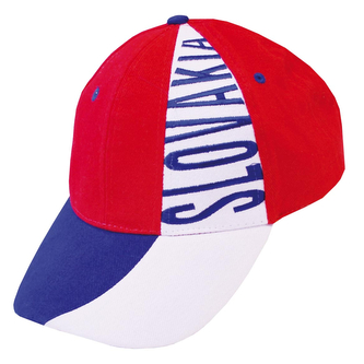 Kšiltovka Slovensko nápis Slovakia - barevná