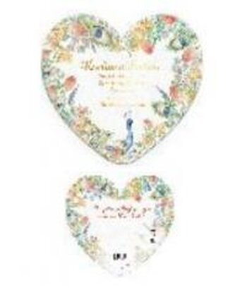 Laurka dwustronna Serce Babcia - Paw w tulipanach