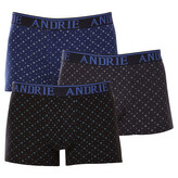 3PACK pánské boxerky Andrie vícebarevné (PS 5747) M