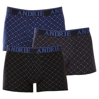 3PACK pánské boxerky Andrie vícebarevné (PS 5747) M