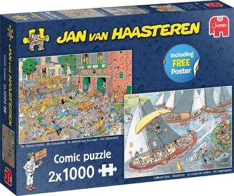 JUMBO Puzzle JvH Holandské tradice 2x1000 dílků