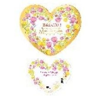 Laurka dwustronna Serce Babcia - Magiczne kwiaty