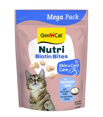 GIMCAT NUTRI BIOTIN BITES tablety s Mascarpone 425G