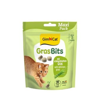 Gimcat GRAS BITS tabletky s koÄŤiÄŤĂ­ trĂˇvou 140g