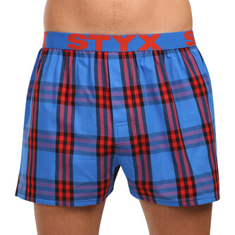 Pánské trenky Styx sportovní guma vícebarevné (B0102) L