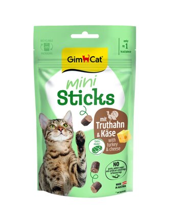 GimCat Mini Sticks Krocan & SĂ˝r 50G