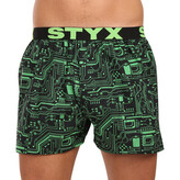 Pánské trenky Styx art sportovní guma tišťák (B1953) L