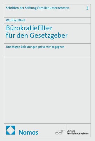 Bürokratiefilter für den Gesetzgeber